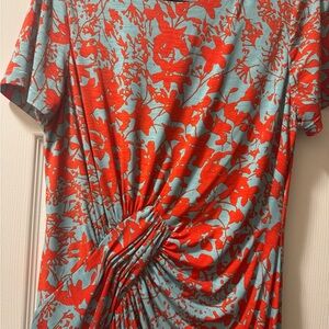 Adrianna Papell faux wrap midi dress